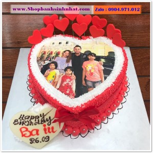 Bánh Sinh Nhật In Hình Ảnh - H162